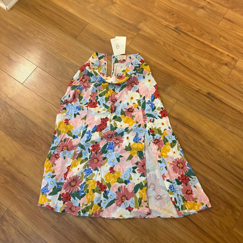 NWT Sézane tabata skirt in pastel florals - Picture 5 of 6